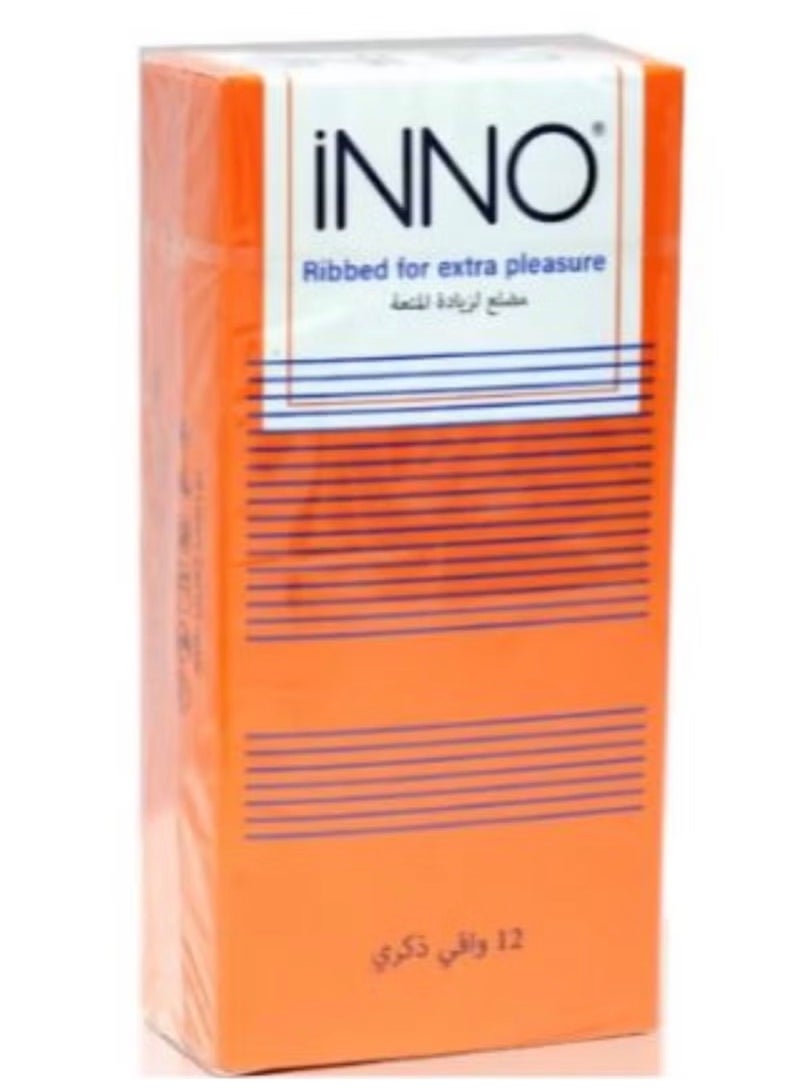 واقي ذكري إينو محزز – 12 قطعة